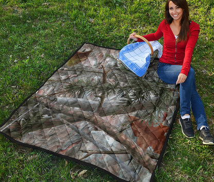 Jungle Hunting Camouflage Print Quilt