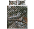 Jungle Hunting Camouflage Print Quilt Bed Set