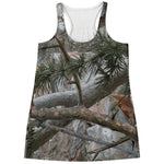 Jungle Hunting Camouflage Print Women's Racerback Tank Top