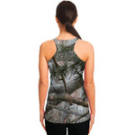 Jungle Hunting Camouflage Print Women's Racerback Tank Top