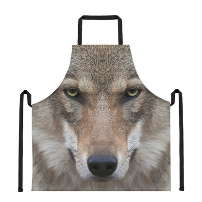 Jungle Wolf Print Apron