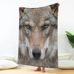 Jungle Wolf Print Blanket