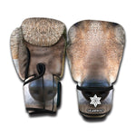 Jungle Wolf Print Boxing Gloves