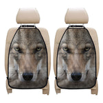 Jungle Wolf Print Car Seat Organizers