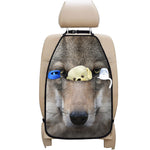Jungle Wolf Print Car Seat Organizers