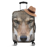 Jungle Wolf Print Luggage Cover