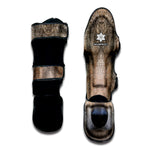 Jungle Wolf Print Muay Thai Shin Guard