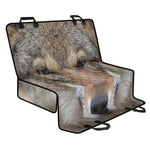 Jungle Wolf Print Pet Car Back Seat Cover