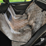 Jungle Wolf Print Pet Car Back Seat Cover
