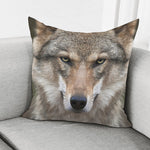 Jungle Wolf Print Pillow Cover
