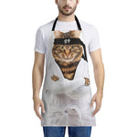 Karate Cat Print Apron