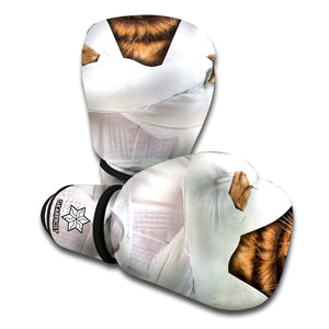 Karate Cat Print Boxing Gloves