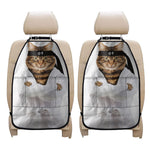 Karate Cat Print Car Seat Organizers