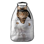 Karate Cat Print Car Seat Organizers