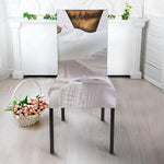 Karate Cat Print Dining Chair Slipcover