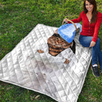 Karate Cat Print Quilt