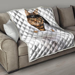 Karate Cat Print Quilt