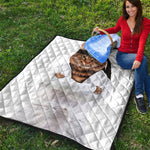 Karate Cat Print Quilt