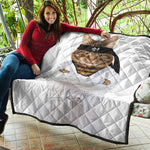 Karate Cat Print Quilt