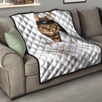 Karate Cat Print Quilt