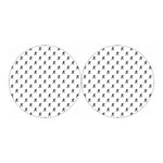 Karate Fighter Pattern Print Car Coasters