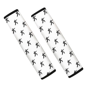 Karate Fighter Pattern Print Car Seat Belt Covers