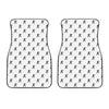 Karate Fighter Pattern Print Front Car Floor Mats