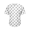 Karate Fighter Pattern Print Men's Baseball Jersey