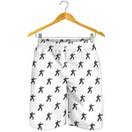 Karate Fighter Pattern Print Men's Shorts