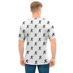Karate Fighter Pattern Print Men's T-Shirt