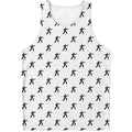 Karate Fighter Pattern Print Men's Tank Top