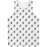 Karate Fighter Pattern Print Men's Tank Top