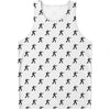 Karate Fighter Pattern Print Men's Tank Top