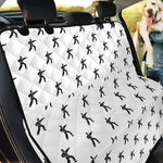 Karate Fighter Pattern Print Pet Car Back Seat Cover