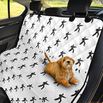 Karate Fighter Pattern Print Pet Car Back Seat Cover