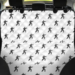 Karate Fighter Pattern Print Pet Car Back Seat Cover