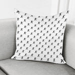 Karate Fighter Pattern Print Pillow Cover