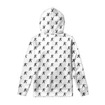 Karate Fighter Pattern Print Pullover Hoodie