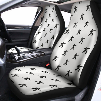 Karate Fighter Pattern Print Universal Fit Car Seat Covers