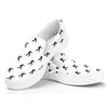 Karate Fighter Pattern Print White Slip On Shoes