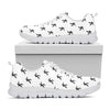 Karate Fighter Pattern Print White Sneakers