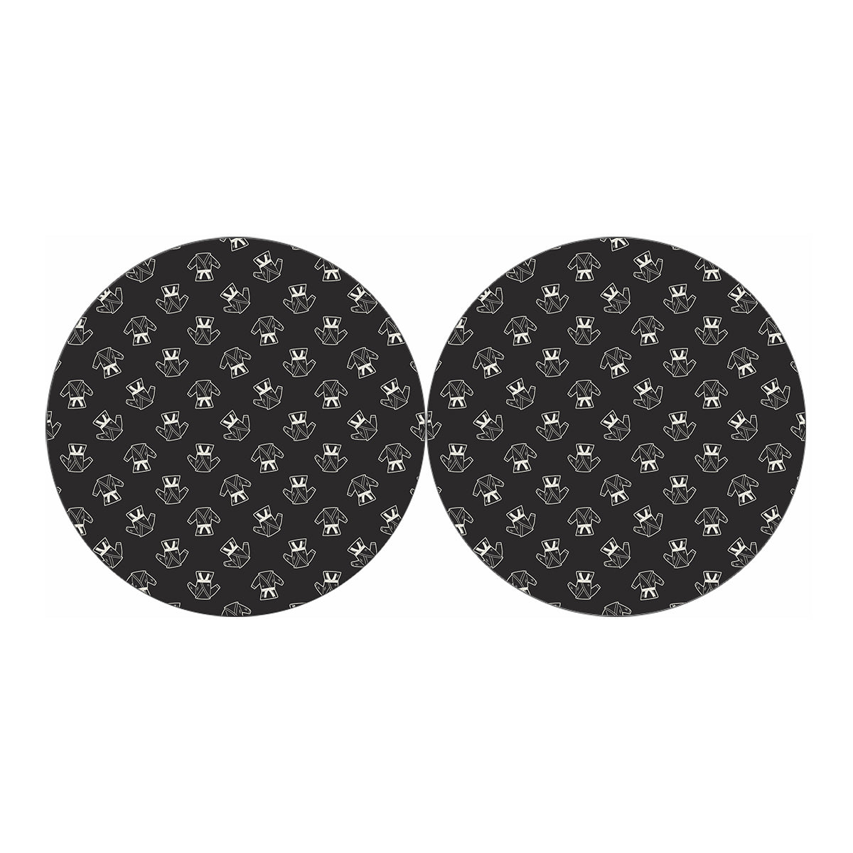 Karate Gi Pattern Print Car Coasters