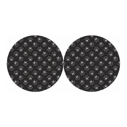 Karate Gi Pattern Print Car Coasters