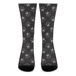 Karate Gi Pattern Print Crew Socks