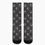 Karate Gi Pattern Print Crew Socks