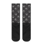 Karate Gi Pattern Print Crew Socks