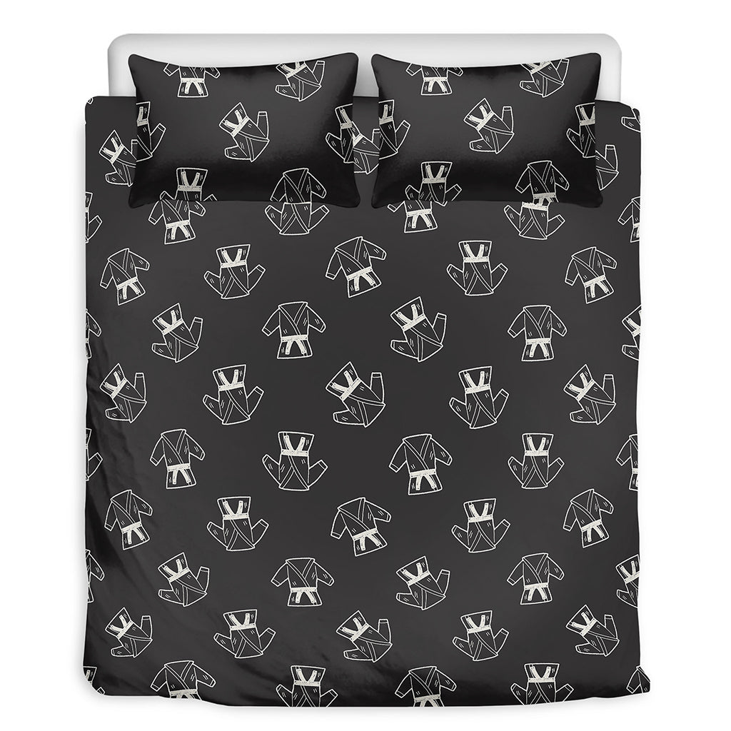 Karate Gi Pattern Print Duvet Cover Bedding Set