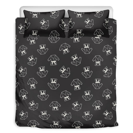 Karate Gi Pattern Print Duvet Cover Bedding Set
