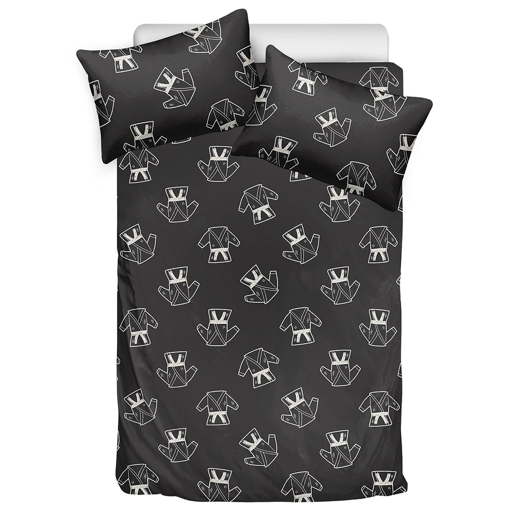 Karate Gi Pattern Print Duvet Cover Bedding Set