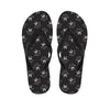 Karate Gi Pattern Print Flip Flops